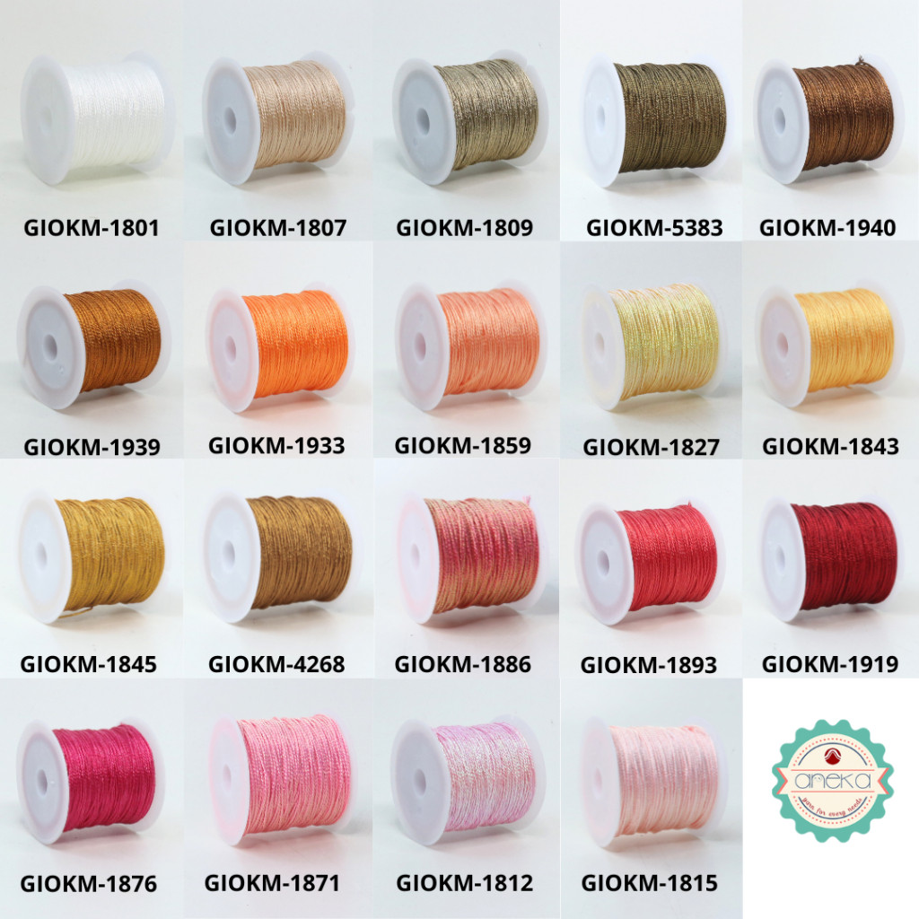 KATALOG - Tali Giok Metalik / / Tali Kur Super Kuat / Metalic