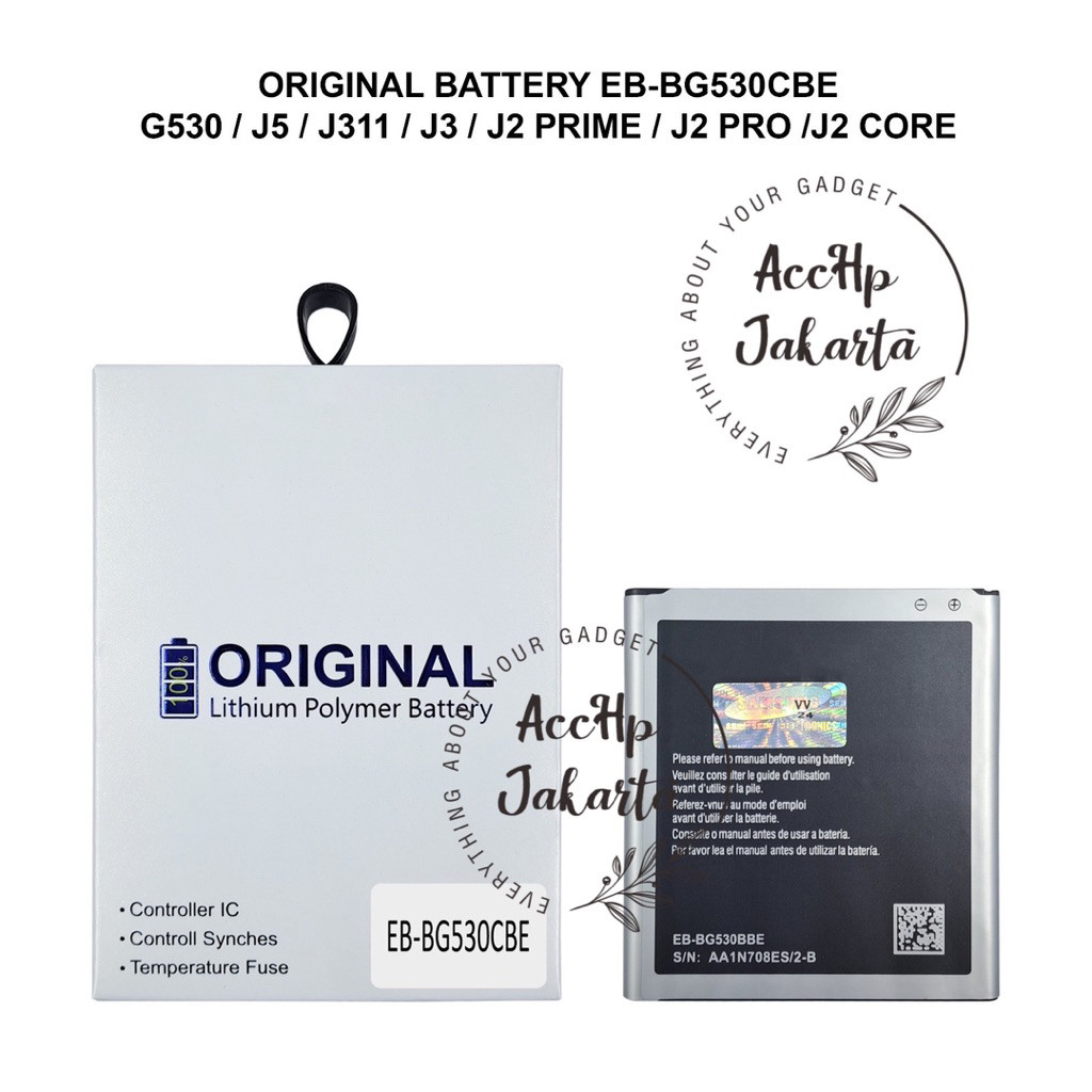 Baterai Batre Samsung J2 Prime A2 Core A260 J2 Core J260 J5 2015 J500 J3 2016 J310 J320 Ori 100% dis