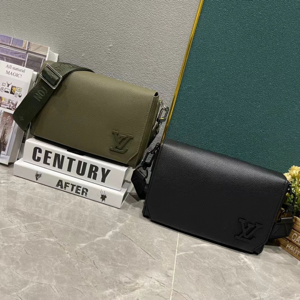 New LV District Men's Messenger Bag, Messenger Bag, Flap Crossbody Bag