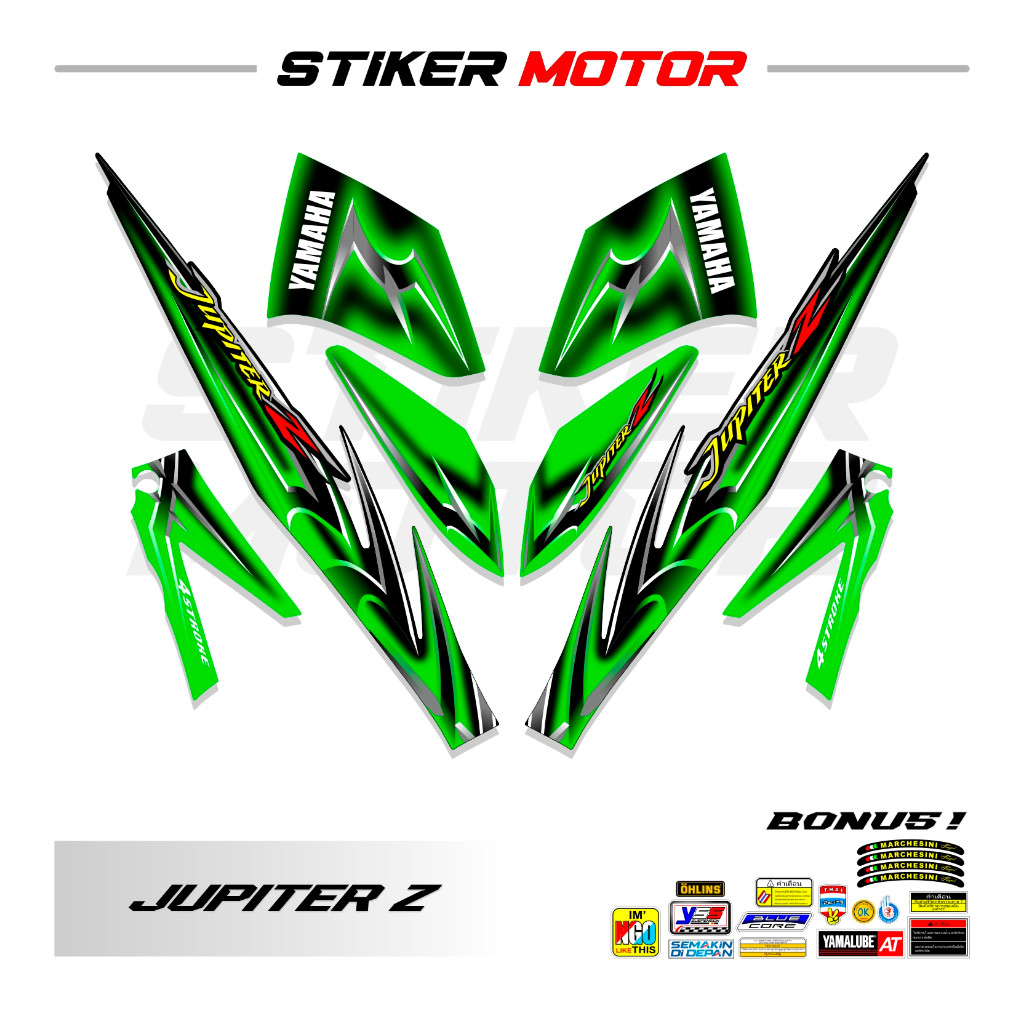 Striping Stiker Sticker Lis Jupiter Z Lama Old 2005 2006 Variasi