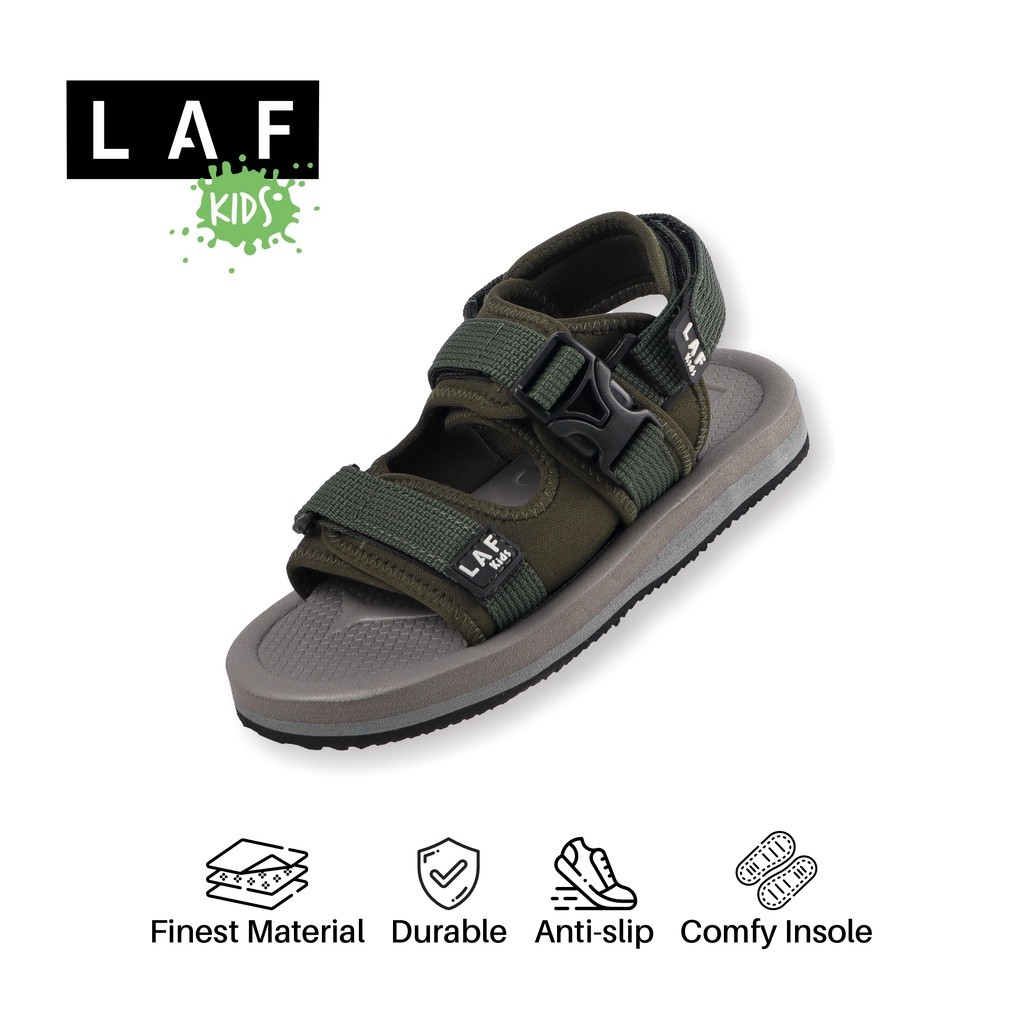 Sandal Gunung Sendal Anak Laki laki Perempuan Hijau Imaji LAF Project