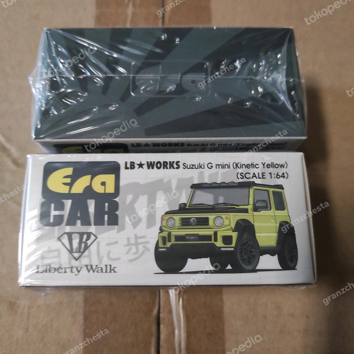 ERA CAR 1/64 LB WORKS SUZUKI G MINI KINETIC YELLOW BEST