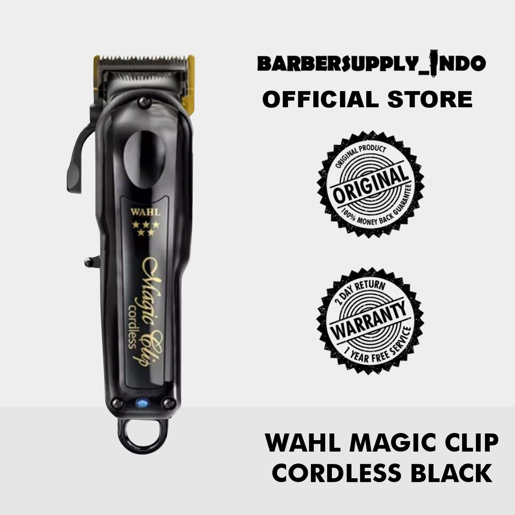 WAHL 5 STAR BLACK MAGIC CLIP CORDLESS CLIPPER / ALAT CUKUR RAMBUT PROFESSIONAL ORIGINAL