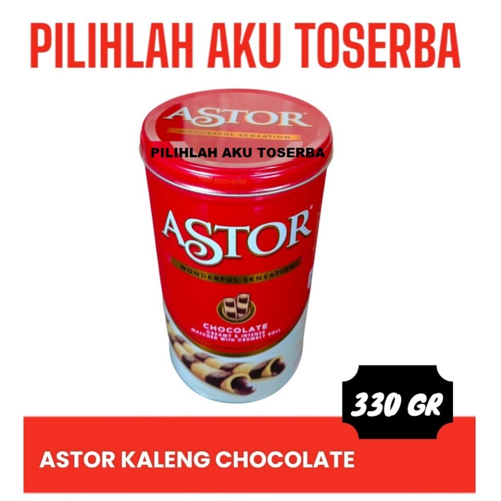 Astor Double Coklat 330 gr - Astor Kaleng - Astor Coklat Kaleng (HARGA PER KALENG)