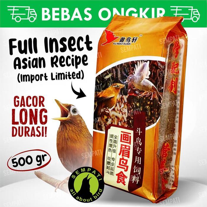 [ 1tnj5s0qmw ] || PAKAN BURUNG HWAMEI WAMBI YU NIAO XUAN IMPORT VOER PUR COKLAT VHCOKLAT