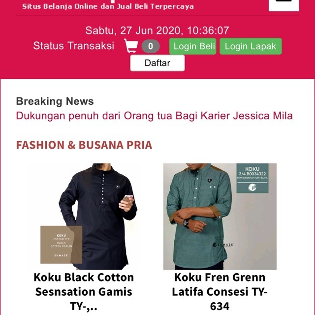 Aplikasi Marketplace Berbasis Web Codeigniter