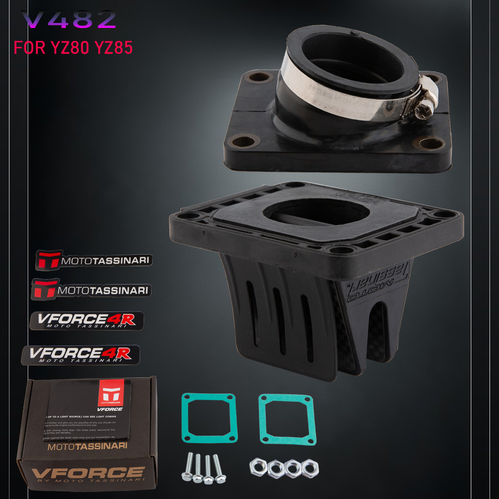 For YAMAHA YZ 85 YZ 80 1993-2020 RX KING Box Motorcycle Carbon Fiber VForce 4 Reed Valve With Intake