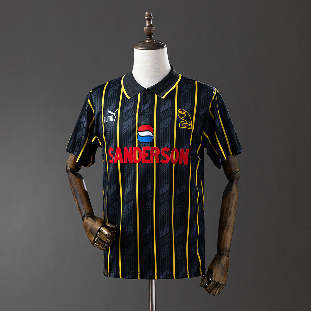 Jersey 1Sheffield Wednesday 1993 Away Retro T shirt pria