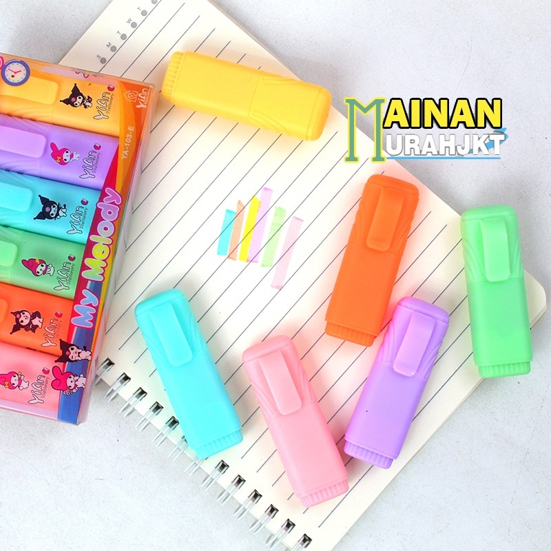 STABILO MINI 6 WARNA EST-29 STABILO SPIDOL WARNA WARNI