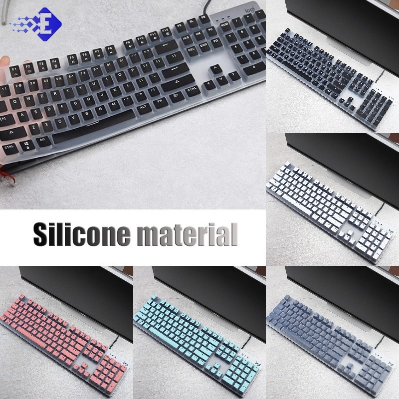 For Logitech K845 Transparent Waterproof Silicone K 845 Mechanical Keyboard Cover US Computer Key Wi
