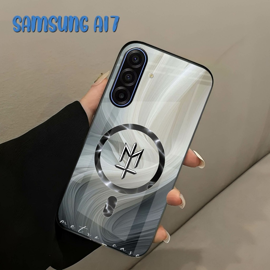 Softcase Glass Kaca Kilau SAMSUNG A17 - SAMSUNG A17 2025 - Case Samsung Terbaru - SAMSUNG A17