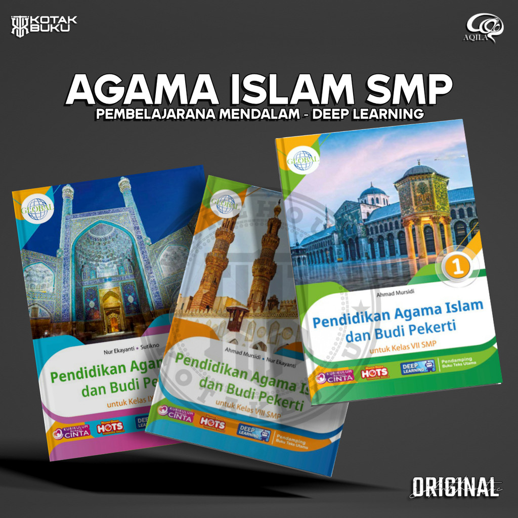 [ TS ] Buku Agama Islam Kelas 7 8 9 SMP Deep Learning / PAI SMP / Global / Tiga Serangkai