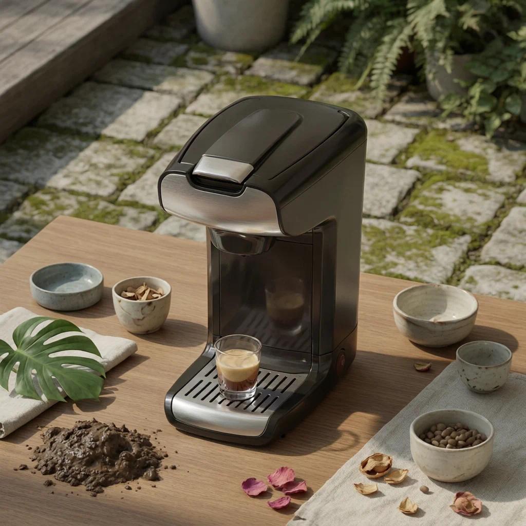 Capsule Espresso Machine Easy to Use Pod Espresso Machine Kitchen Appliance Rich Crema 750 W for Hom