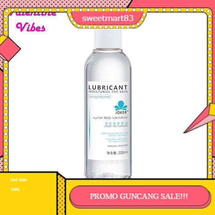 PROMO SALE LUBRICANT JOKER WATER BASED ORIGINAL 200ml - BLUE * DW *