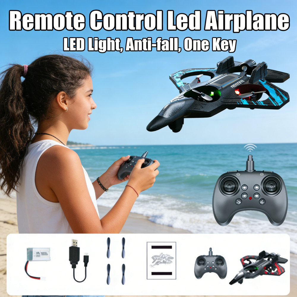 Control Foam Airplane Glider Led Remote Mainan Terbang Toy Rc Pesawat Airplane Mainan Pesawat Airpla