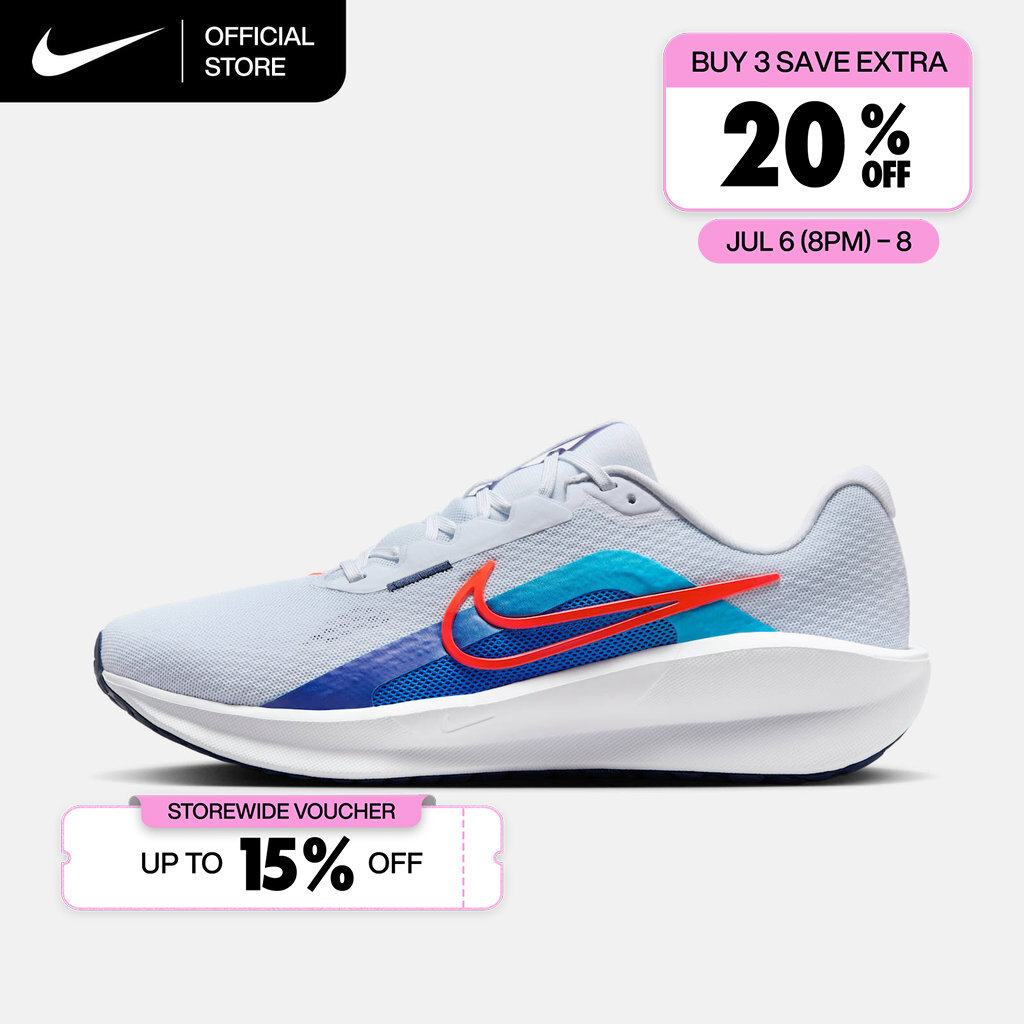 Nike Men's Downshifter 13 Road Running Shoes - Football Grey [FD6454-012]