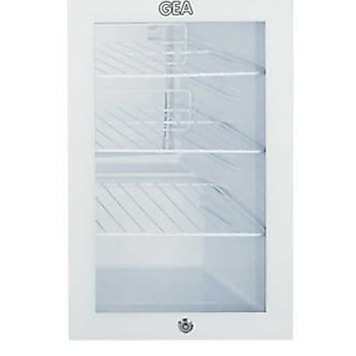 SHOWCASE GEA EXPO-90 FD LEMARI PENDINGIN MINUMAN MINI 3 RAK 92 LITER Low Watt Murah Putih Bekasi