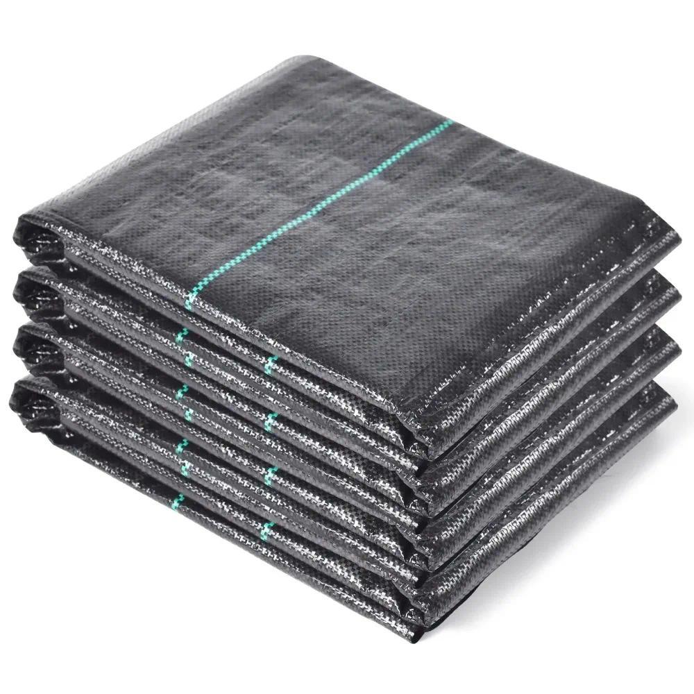 Thickened Weed Barrier Landscape Fabric Heavy-duty, Thickened Garden Blocking Fabric Weed Mat, Weed 