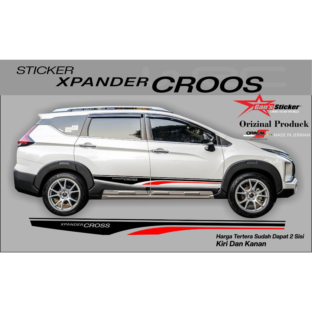 STREET.CARS sticker xpander cross aksesoris xpander cross