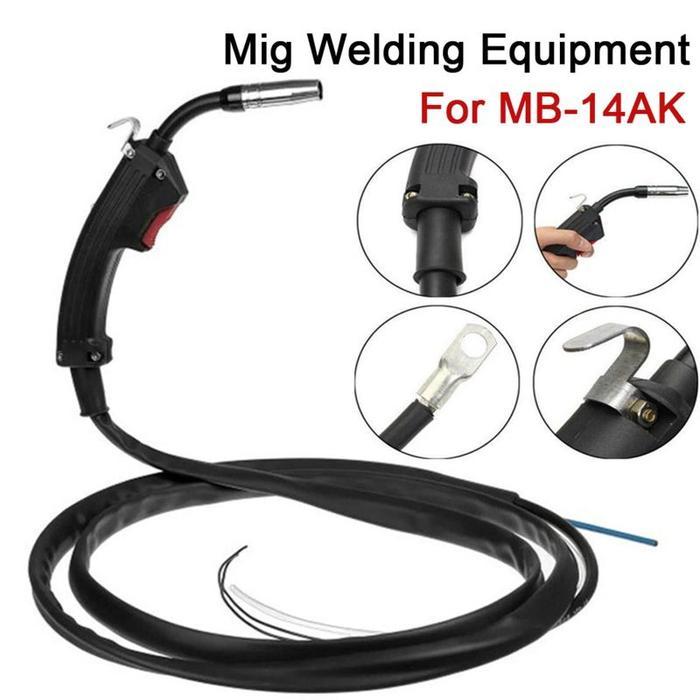 MB 14 AK Mig Torch 1mm 120A Welding Gun Torch Penggantian Suku Cadang