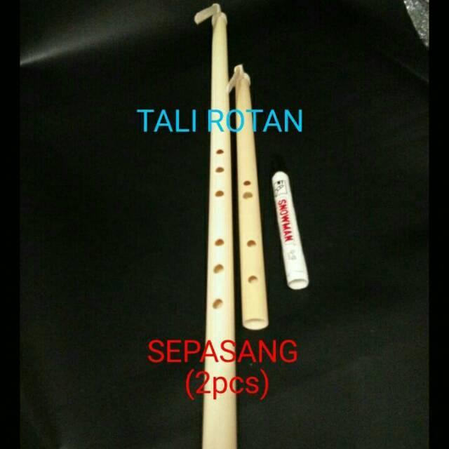 SULING SERULING BAMBU PENTATONIS GAMELAN SUNDA SET 2 LUBANG 4 DAN 6 KU