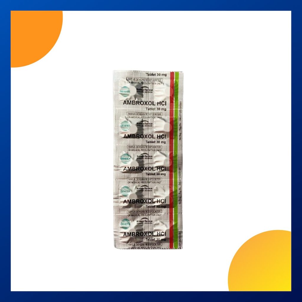 AMBROXOL GENERIK KF 30 MG 1 BLISTER @ 10 TABLET