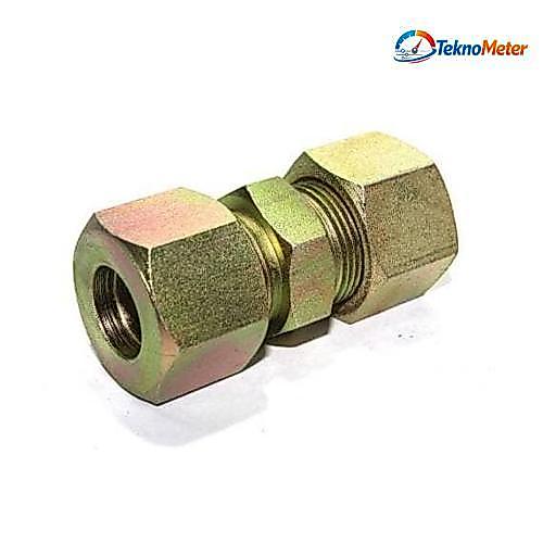 Union OD 8MM X OD 8MM Steel Hydraulic Connector