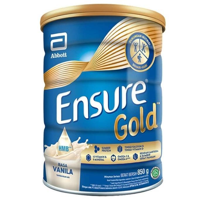 ensure gold vanilla 850gr - susu - lansia - orang tua - lanjut usia
