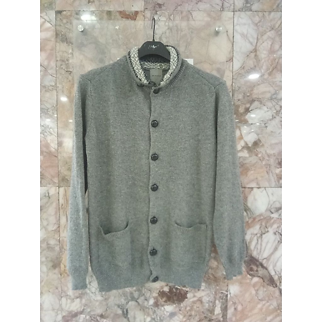 sale jaket rajut pria ships jet blue