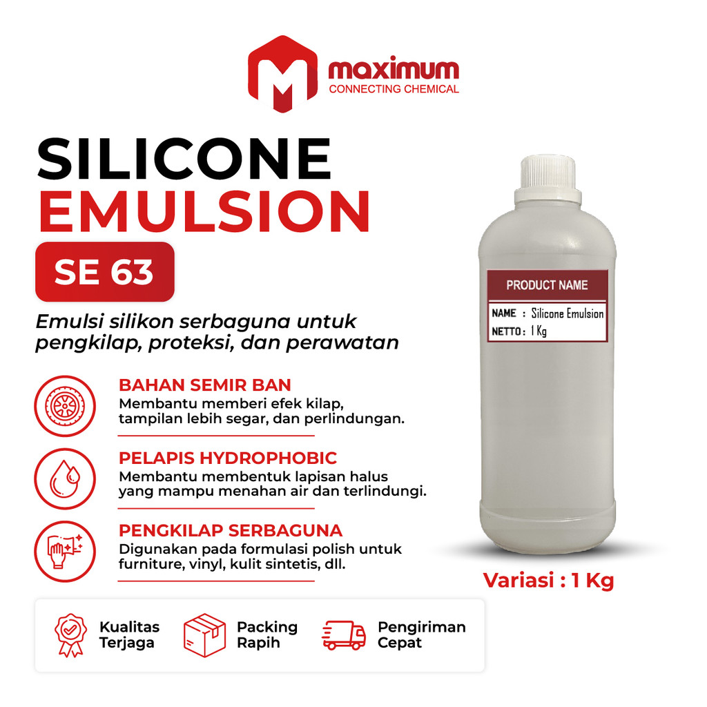 Silicone Emulsion SE 63 / Semir Ban / Kit Ban - 1 Kg