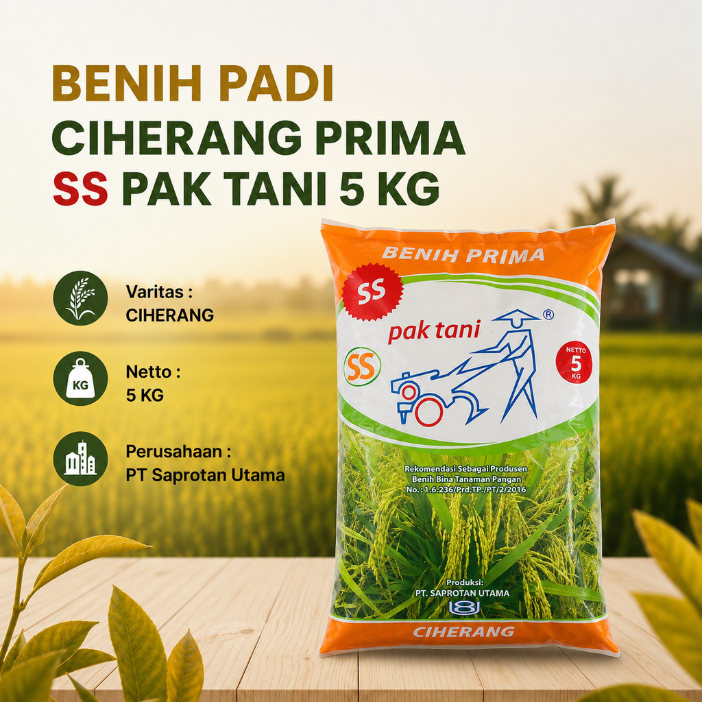 BENIH PADI CIHERANG PRIMA SS PAK TANI 5 KG