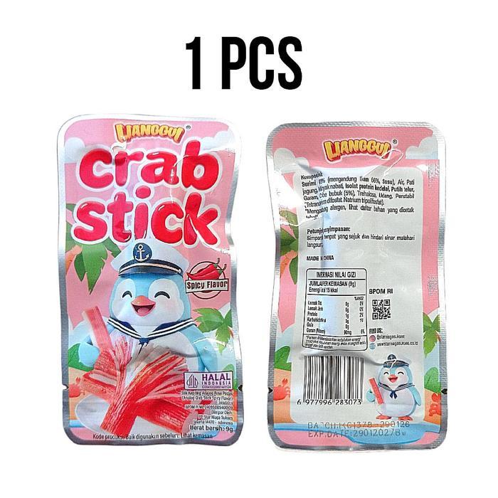 HALAL CRAB STICK MINI CEMILAN 14g - NEW SPICY