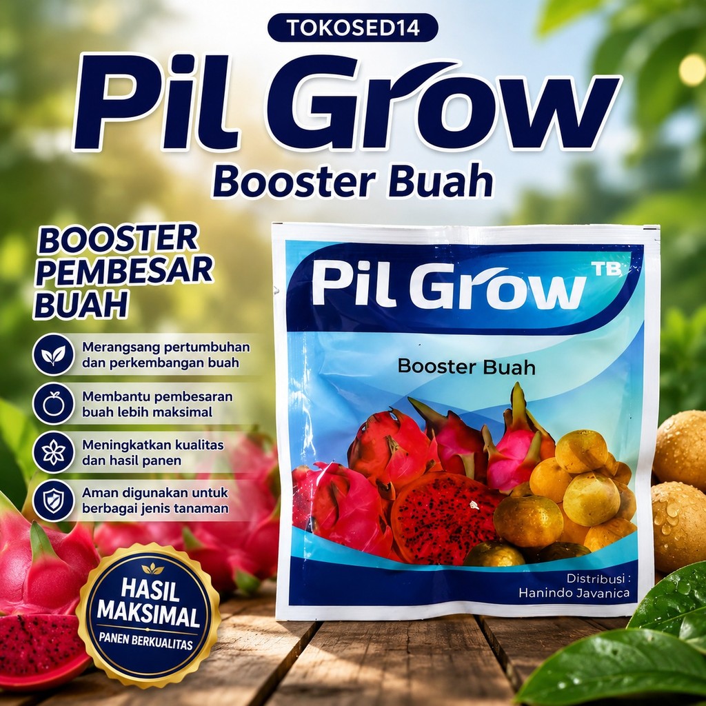 GA3 ZPT PIL GROW BOOSTER BUAH PEMBESAR BUAH TABLET