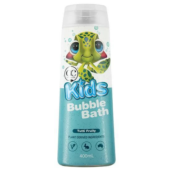 organic care kids buble bath tutty fruity 400ml