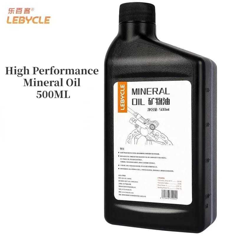 Foto Shimano Tektro Mineral Oil 500ml Oli untuk Bleeding Kit 1 liter Rem Hidrolis Sepeda atau hydraulic brake