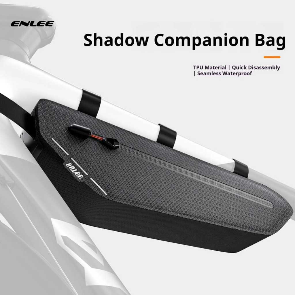 Foto Enlee Tas Sepeda Segitiga Frame Tengah 1.85L Sepeda Lipat Roadbike Mtb Tas Triangle Bag