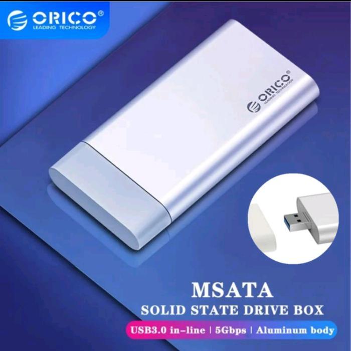 Casing SSD MSATA USB 3.0 / Case Enclosure MSATA SSD - Silver