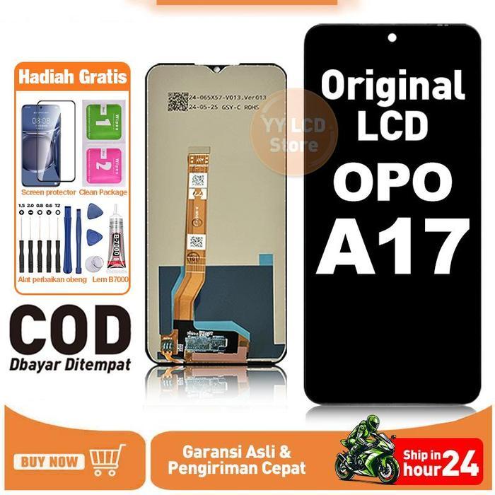 YY-Original For LCD 0PP A17 4G lcd asli hp layar lcd anti blue light HD HOT SALE Kualitas Terbaik Ga