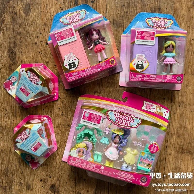 Royale High Fashion Dress Up Doll  Collectible Toy Set With Surprise Outfit Accessories For Game Fan