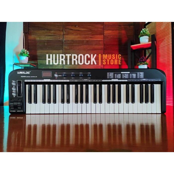 ORIGINAL Worlde KS49A Midi Controller 49 Keys