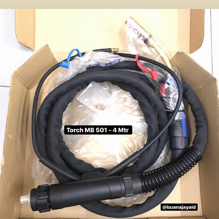 Stang Las Mig Gun CO MB501 MB 501D Panjang 4 Meter 4 Mtr 4M MB 501 Binzel Type