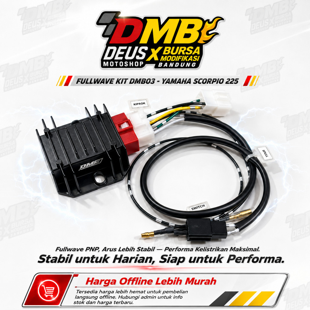 Kabel Full Wave DMB Yamaha Scorpio PNP Kiprok NMAX DMB02 DMB03 YGP