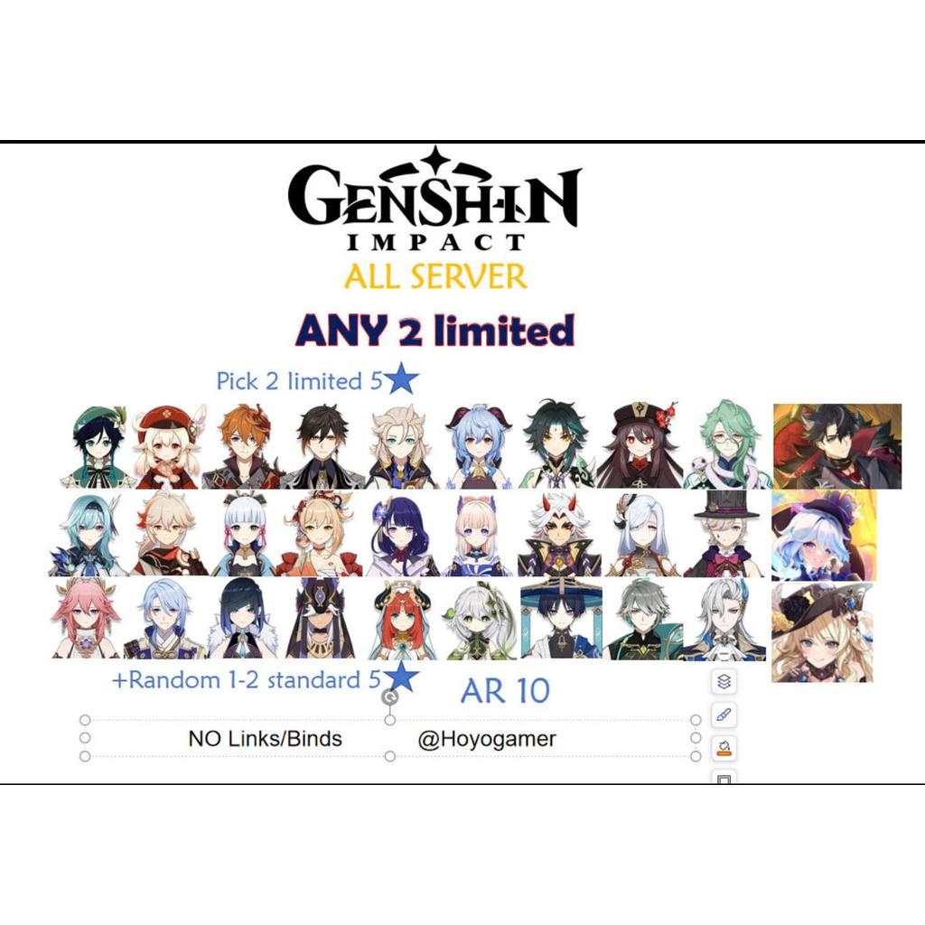 Genshin Accounts 2 Limited Honkai Star Rail accounts Zenless Zone Zero Starter Account Wuthering Wav