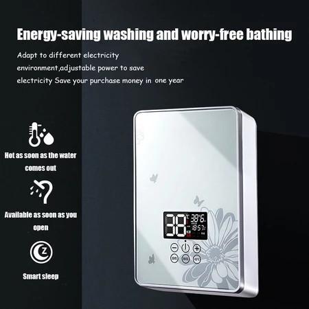Mesin Pemanas Air Listrik 6000W Pemanas Air Listrik Tanpa Tangki Shower Air Panas Instan