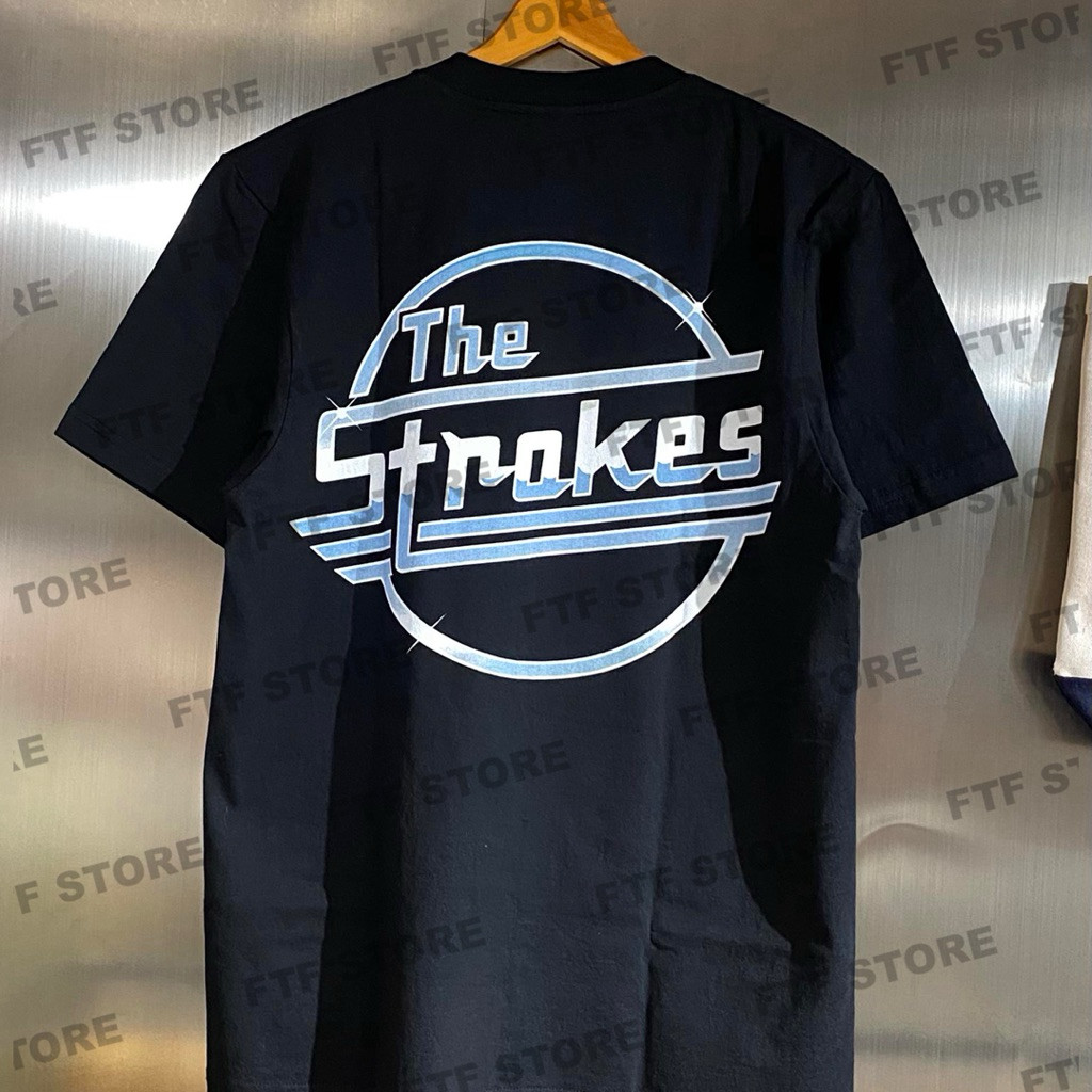 THE STROKES - JULIAN CASABLANCAS BLUE TSHIRT BLACK