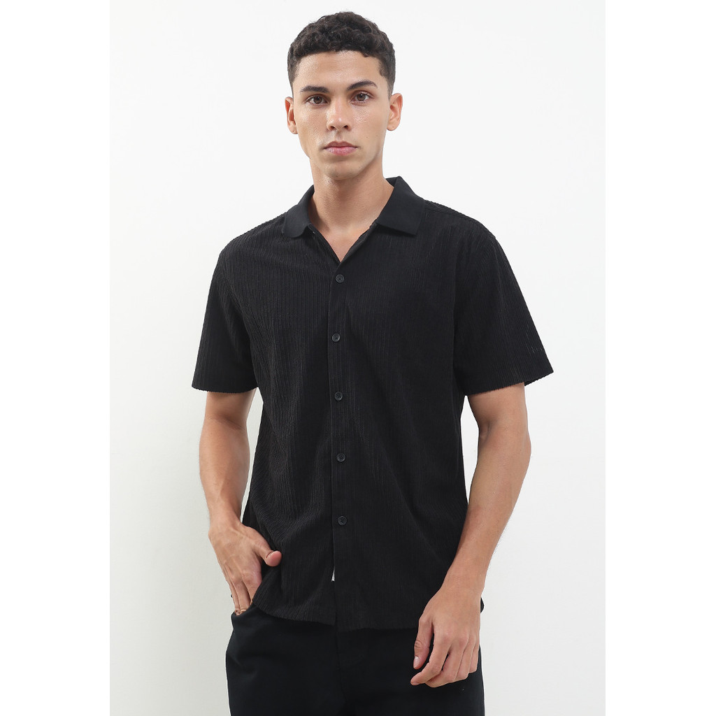 X EIGHT Narendro Shirts - Kemeja Knit Korduroy