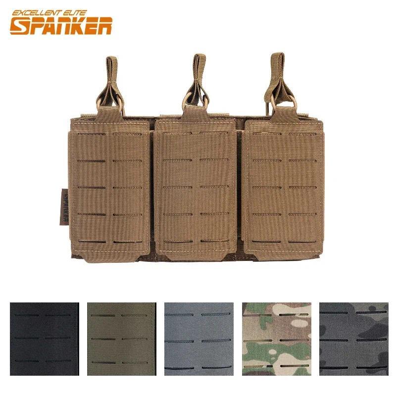 Tactical Triple Magazine Pou Molle Mag Bag for M4 M14 M16 AR15 G36 Magazine Poues Outdoor Hunting To