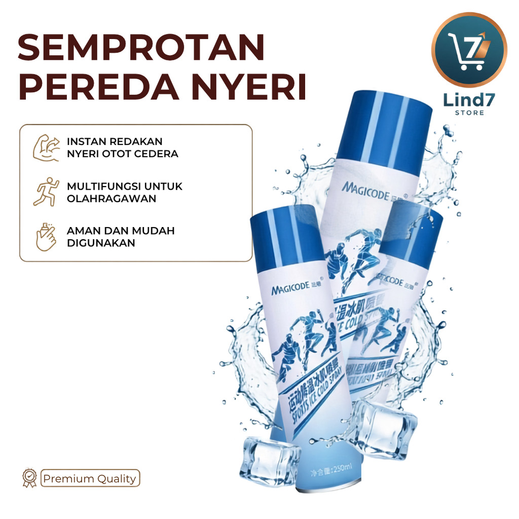 Semprotan Pereda Nyeri Otot Spray Anestesi Otot Kaku Keram Anti Radang Bengkak