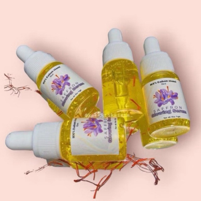 BPOM APPROVE SERUM GLOWING SAFFRON & SERUM GLOWING PINK - serum saffron glowing original