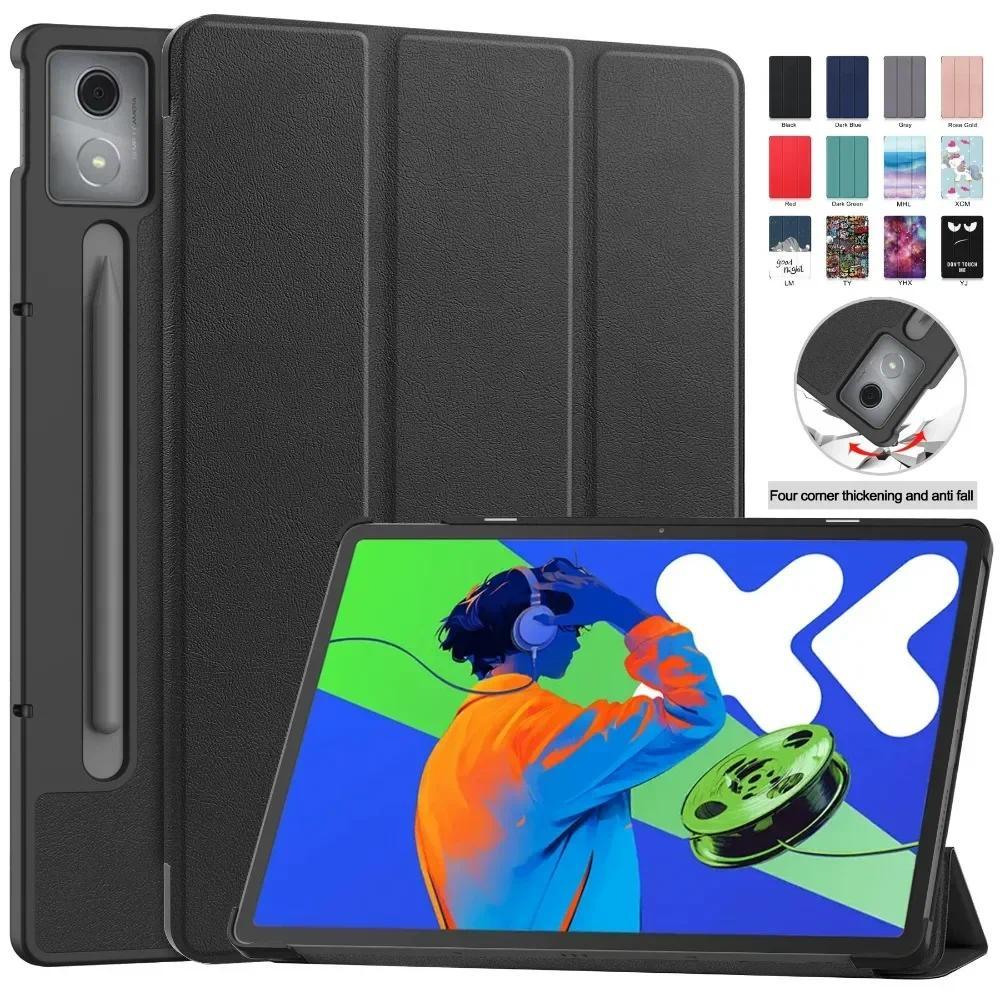 For Xiaoxin Pad Pro 12.7 2025 Tri-Fog Stand Smart Tablet Case for Lenovo XiaoxinPad Xiaoxin Pad Pro 